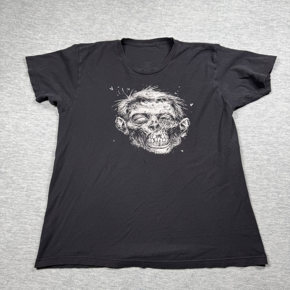 Tony Moore T-Shirt Mens Medium Black Zombie Walking Dead Comic Graphic Short Sle